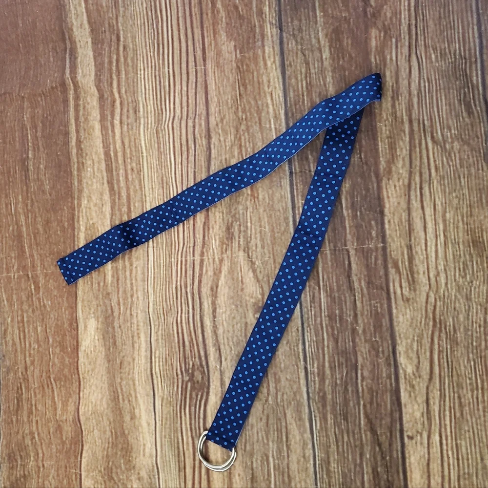 Lands End Women's reversible fabric belt size M